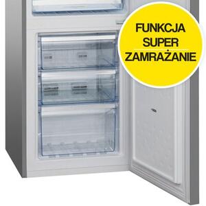 Lodówka AMICA FK2695.4FTX(E) No Frost 170cm Inox