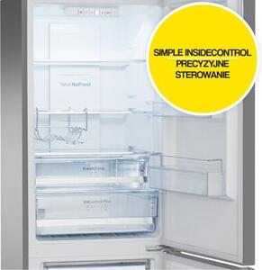 Lodówka AMICA FK2695.4FTX(E) No Frost 170cm Inox