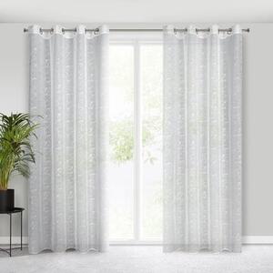 Firana gotowa EUROFIRANY Reva 140 x 250 cm BiaÅy