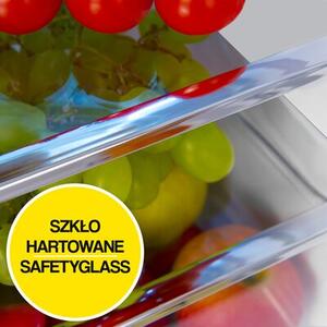 Lodówka AMICA KGC15630R 144cm Czerwona Retro