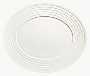 Komplet półmisek z porcelany kostnej Fine Dining Relief, 6 elem