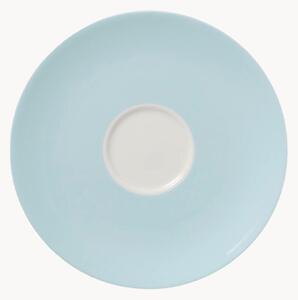 Komplet spodków z porcelany kostnej Pastel, 6 elem