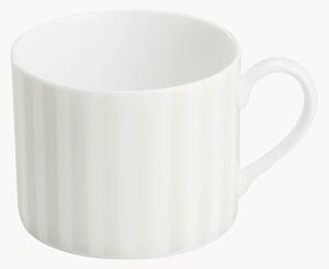 Komplet kubków z porcelany kostnej Pastel Stripes, 6 elem