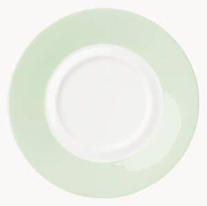 Komplet spodków z porcelany kostnej Pastel, 6 elem
