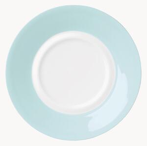 Komplet spodków z porcelany kostnej Pastel, 6 elem
