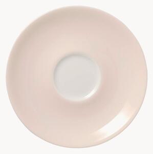 Komplet spodków z porcelany kostnej Pastel, 6 elem