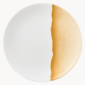 Komplet talerzy deserowych z porcelany kostnej Silhouette, 6 elem