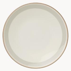Komplet talerzy z porcelany kostnej Capri, 6 elem