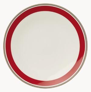 Komplet talerzy z porcelany kostnej Capri, 6 elem