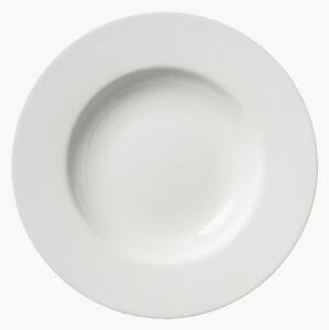 Komplet talerzy z porcelany kostnej Cross White, 6 elem