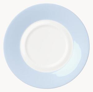 Komplet spodków z porcelany kostnej Pastel, 6 elem