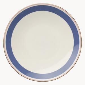 Komplet talerzy deserowych z porcelany kostnej Capri, 6 elem