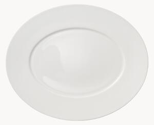 Komplet półmisek z porcelany kostnej Cross White, 6 elem