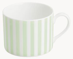 Komplet kubków z porcelany kostnej Pastel Stripes, 6 elem