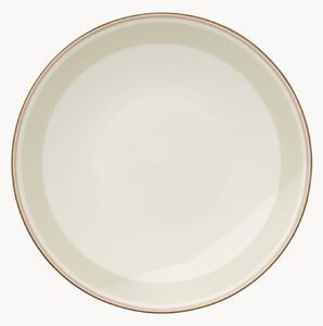 Komplet talerzy deserowych z porcelany kostnej Capri, 6 elem