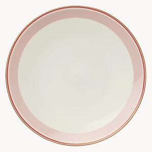 Komplet talerzy z porcelany kostnej Capri, 6 elem