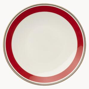 Komplet talerzy deserowych z porcelany kostnej Capri, 6 elem