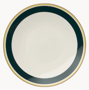 Komplet talerzy deserowych z porcelany kostnej Capri, 6 elem