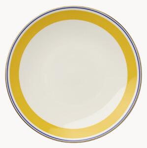 Komplet talerzy śniadaniowych z porcelany kostnej Capri, 6 elem