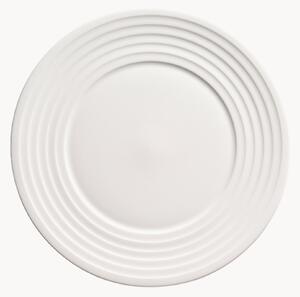 Komplet talerzy z porcelany kostnej Fine Dining Relief, 6 elem