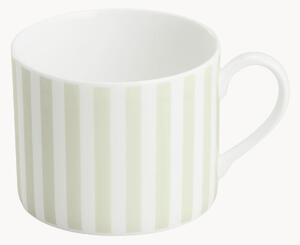 Komplet kubków z porcelany kostnej Pastel Stripes, 6 elem