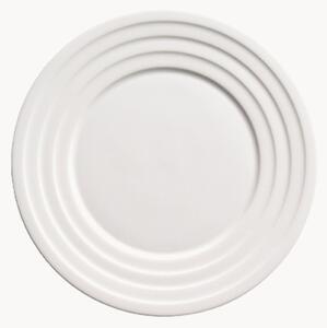 Komplet talerzy deserowych z porcelany kostnej Fine Dining Relief, 6 elem