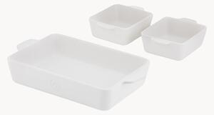 Komplet naczyń żaroodpornych z porcelany Essentials, 3 elem