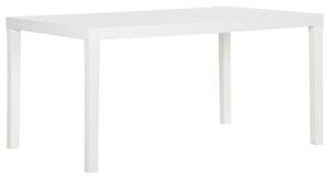 Stół ogrodowy, 150x90x72 cm, PP, biały