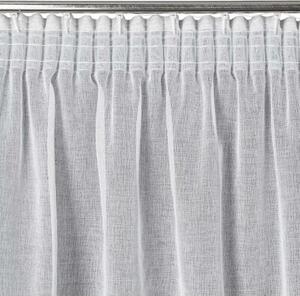 Firana gotowa EUROFIRANY Lucila 140 x 270 cm BiaÅo-srebrny