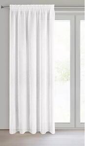 Firana gotowa EUROFIRANY Lucila 140 x 270 cm BiaÅo-srebrny