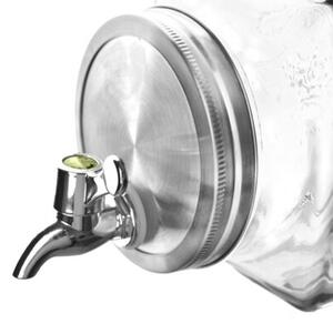 Słój do napojów z kranikiem szklany do lodówki 3,5 l