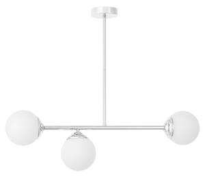 NOWOCZESNA LAMPA SUFITOWA WISZĄCA CHROMOWANA FINO W3