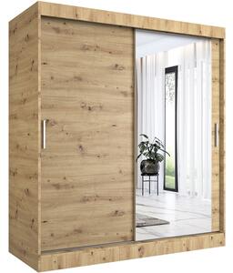 Szafa przesuwna dąb artisan 180 cm L8-E19