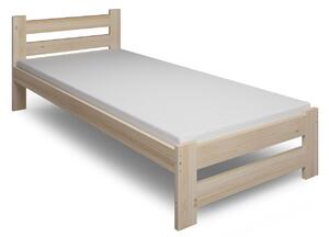 Pojedyncze łóżko drewniane 80x200 - Zinos