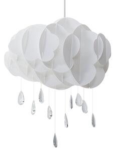 Lampa wisząca do pokoju dziecięcego chmurka skandynawski design biała Ailenne Beliani