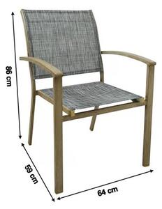 Krzesło ogrodowe PATIO Helene 47557 Brązowo-szary