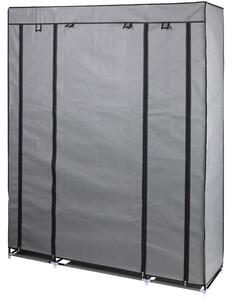 Szafa tekstylna SASKA GARDEN 28873 (175 x 133 x 43 cm) Ciemnoszary