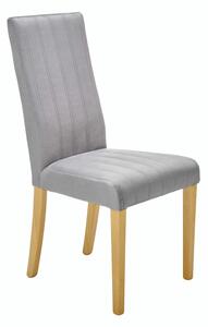 Szare drewniane krzesło do jadalni - Ladiso