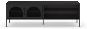 Czarna szafka pod TV 160x50 cm Diora – Marckeric