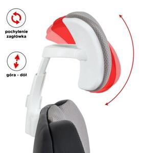 KrzesÅo Obrotowe Biurowe Fotel Ergonomiczny Obrotowy Szary BiaÅy DUNCAN
