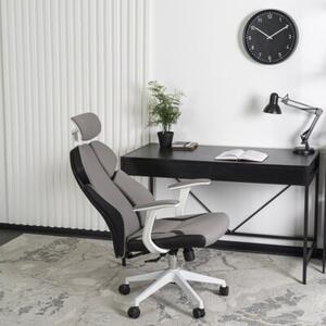 KrzesÅo Obrotowe Biurowe Fotel Ergonomiczny Obrotowy Szary BiaÅy DUNCAN