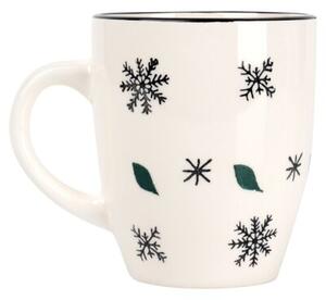 Kubek ceramiczny płatki śniegu 350 ML