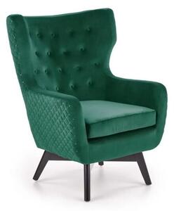 Fotel tapicerowany MARVEL VELVET zielony