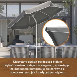 Parasol ogrodowy BLACK FOREST L-0725S 200 cm Szary