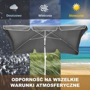 Parasol ogrodowy BLACK FOREST L-0725S 200 cm Szary