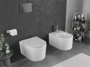 Mexen Sofia miska wc Rimless Tornado z deską wolnoopadającą slim, duroplast, biała połysk - 30540400T