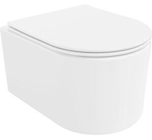 Mexen Sofia miska wc Rimless Tornado z deską wolnoopadającą slim, duroplast, biała połysk - 30540400T