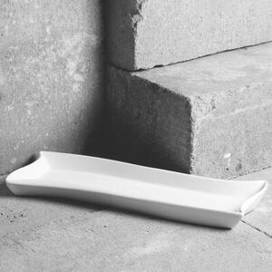 Półmisek AMBITION Salsa Fala 35 x 12 cm Biały