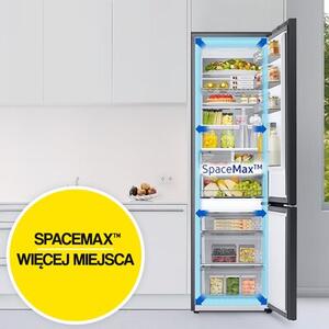 Lodówka SAMSUNG RB38C776CS9 EF AI No Frost 203cm Szczotkowana stal nierdzewna