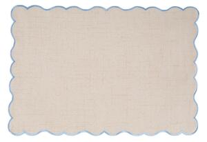 Mata stołowa z mieszanki lnu 30x43 cm Noura – Tiseco Home Studio